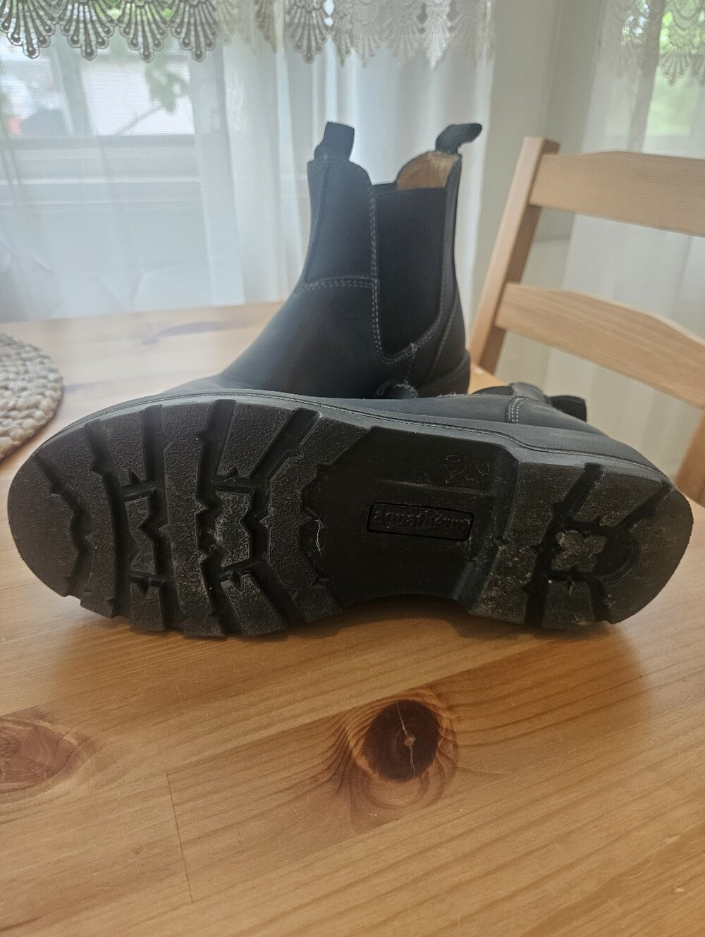 Aquatherm Black Chelsea Work Boot Size 10 - Picture 5 of 11